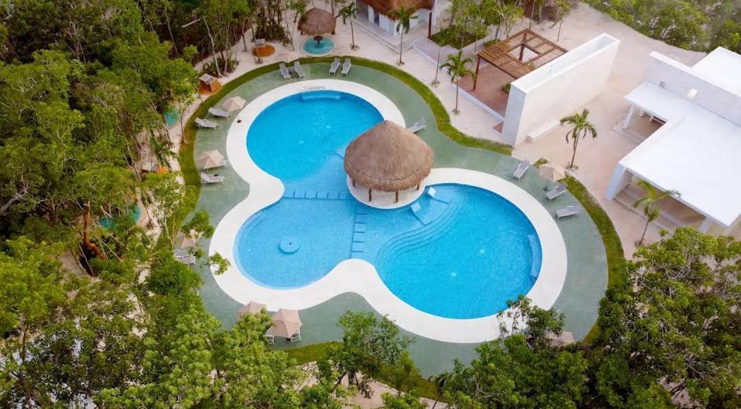 2-Bedroom Condo By The Jungle W/ Swimming Pool Puerto Morelos Eksteriør billede